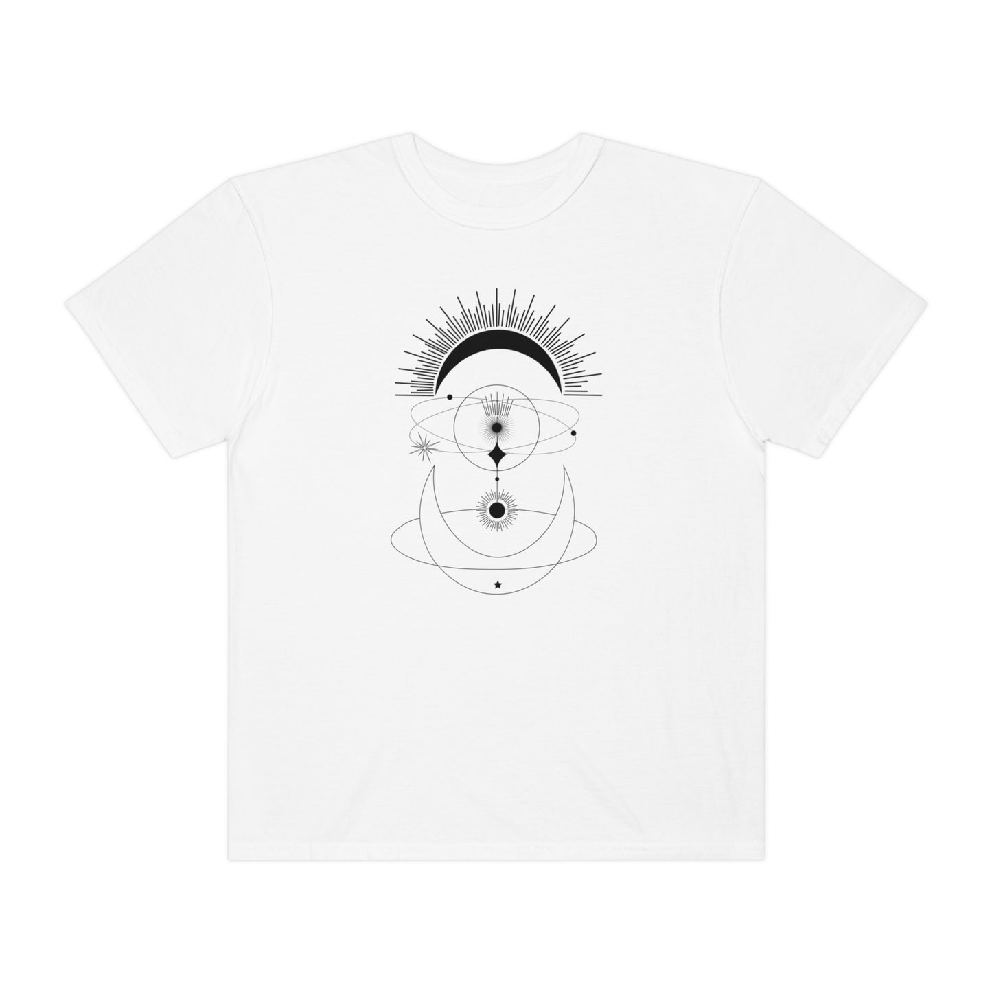 Geometric Sun and Moon T-Shirt