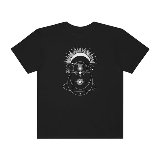 Geometric Sun and Moon T-Shirt