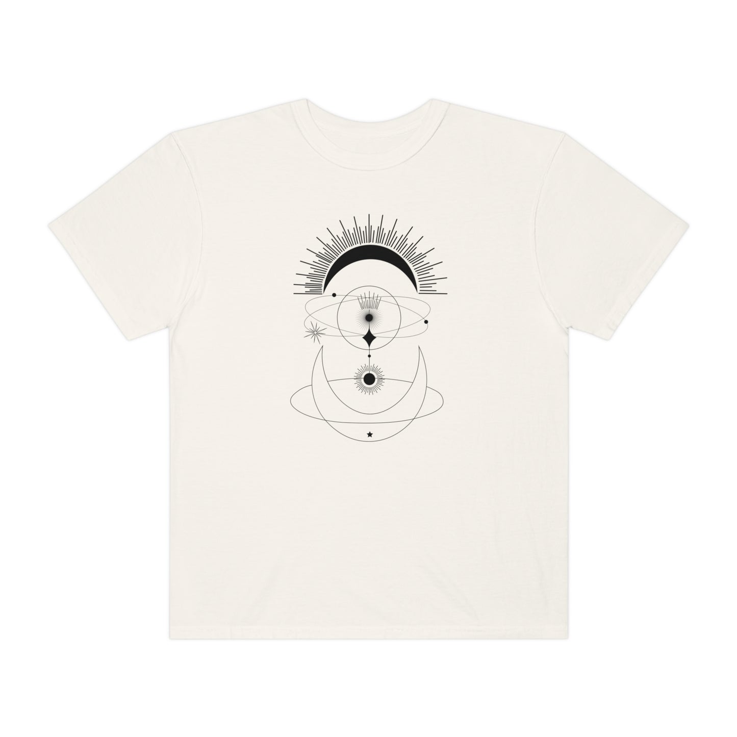 Geometric Sun and Moon T-Shirt